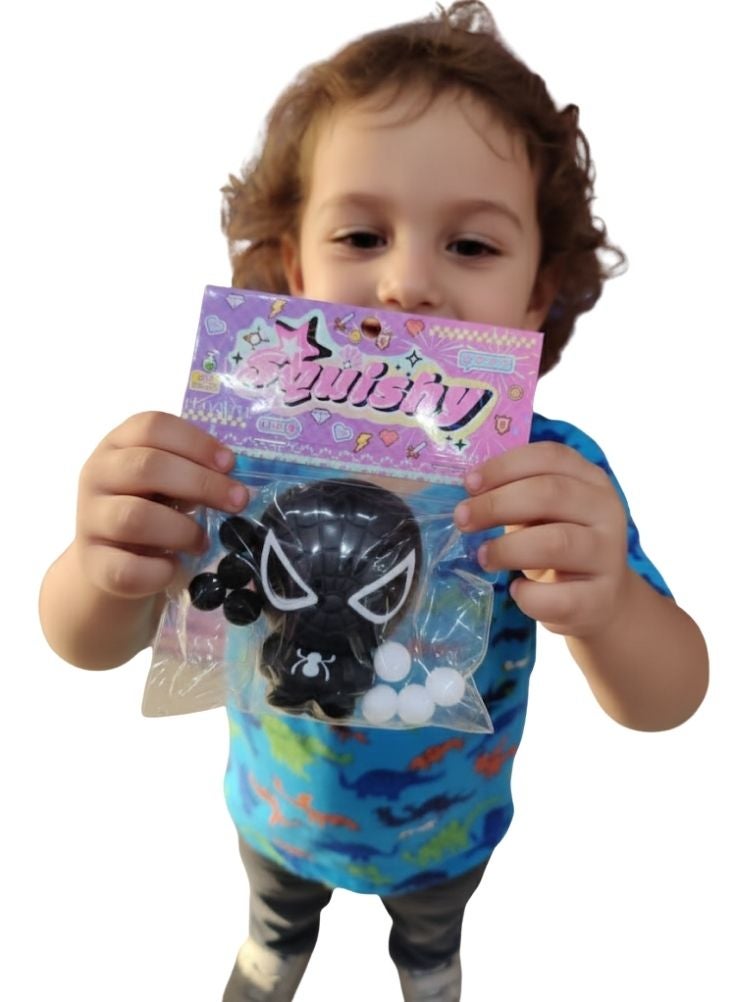 Premium Venom Spider-Man Black Suit Mini Figure Squishy Toy – Marvel Anti-Hero Character Collectible - Image 3